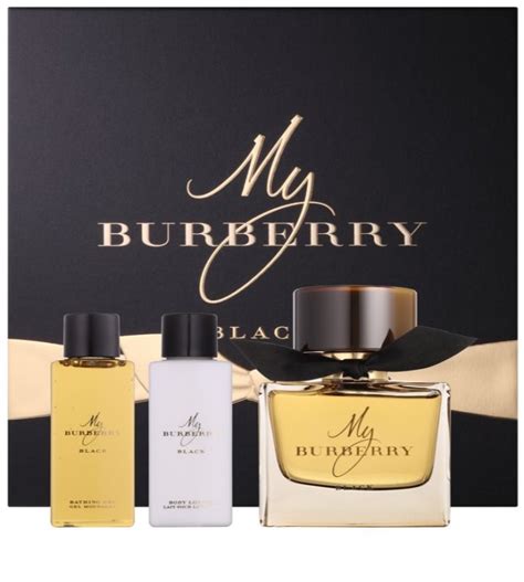 my burberry black gift set|burberry perfume mini set.